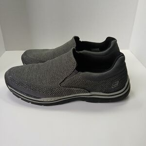 Skechers Men's Charcoal Slip-On Loafers